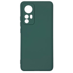 Купить Чехол Yotrix LiquidSilicone Pro для Xiaomi Mi 12 (темно-зеленый, гелевый)