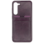 Купить Чехол HDD Luxury Card Slot Case для Samsung Galaxy S23 plus (фиолетовый, кожаный)