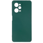 Купить Чехол Yotrix LiquidSilicone Pro для Xiaomi Poco X5 pro (темно-зеленый, гелевый)