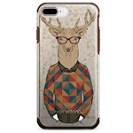 Купить Чехол X-doria Revel Case для Apple iPhone 7 plus (Hipster Deer, пластиковый)