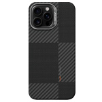 Купить Чехол Raptic Aramid Fibre Croxx для Apple iPhone 16 pro (черный, карбон, MagSafe)