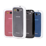 Чехол YooBao Protect case для Samsung Galaxy S3 i9300 (гелевый/пластиковый, голубой)
