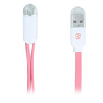 USB-кабель Remax Gemini 2-in-1 Cable (Lightning, microUSB, 1.5 м, розовый)