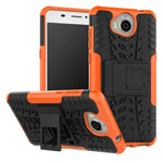 Чехол Yotrix Shockproof case для Huawei Y5 2017 (оранжевый, пластиковый)