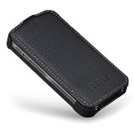 Чехол YooBao Slim case для iPhone 4 (черный, кожанный)