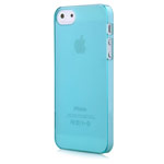 Чехол Devia Frosted Hard case для Apple iPhone SE (голубой, пластиковый)