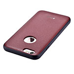 Чехол Devia Original Leather case для Apple iPhone 6S (красный, кожаный)