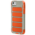 Чехол X-doria Shield Case для Apple iPhone 5 (оранжевый/серый, поликарбонат)