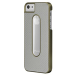Чехол X-doria Dash Case для Apple iPhone 5 (серый, кожанный)