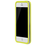 Чехол X-doria Bump Case для Apple iPhone 5 (желтый, пластиковый)