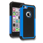 Чехол Yotrix Antishock case для Apple iPhone SE (синий, пластиковый)