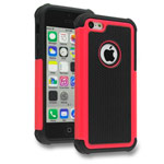 Чехол Yotrix Antishock case для Apple iPhone SE (красный, пластиковый)