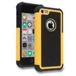 Чехол Yotrix Antishock case для Apple iPhone SE (желтый, пластиковый)
