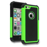 Чехол Yotrix Antishock case для Apple iPhone SE (зеленый, пластиковый)