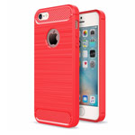 Чехол Yotrix Rugged Armor для Apple iPhone SE (красный, гелевый)