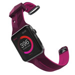 Ремешок для часов X-Doria Action Band для Apple Watch (42 мм, фиолетовый/розовый, силиконовый)
