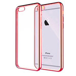 Чехол Yotrix GlitterSoft для Apple iPhone 6/6S (красный, гелевый)