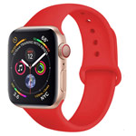Ремешок для часов Yotrix Silicone Band для Apple Watch 42/44 мм (красный, силиконовый)