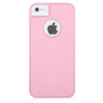 Чехол X-doria Dash Plus case для Apple iPhone 5/5S (розовый, кожанный)
