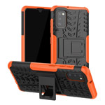 Чехол Yotrix Shockproof case для Samsung Galaxy A41 (оранжевый, гелевый)