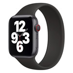 Ремешок для часов Yotrix Solo Loop для Apple Watch 42/44 мм (черный, силиконовый)