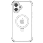 Чехол Raptic Dual Impact Kick для Apple iPhone 16 (прозрачный, пластиковый/гелевый, MagSafe)