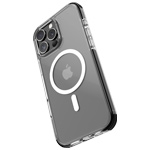 Чехол Raptic Clear для Apple iPhone 16 pro (серый, пластиковый/гелевый, MagSafe)