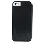 Чехол X-doria Dash Folio Case для Apple iPhone 5/5S (черный, кожаный)