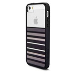Чехол X-doria Scene Plus Case для Apple iPhone 5/5S (Black Stripes, пластиковый)