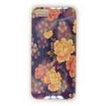 Чехол Yotrix CreativeCase для Apple iPhone 5/5S (Purple Flowers, гелевый) (NPG)