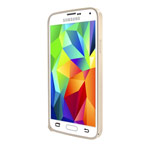Чехол Yotrix BumperCase для Samsung Galaxy S5 SM-G900 (золотистый, алюминиевый)