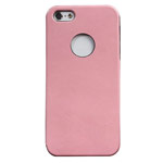 Чехол Yotrix SnapCase для Apple iPhone 5/5S (розовый, кожаный)