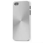 Чехол Yotrix MetalCase Round для Apple iPhone 5/5S (серебристый, алюминиевый)