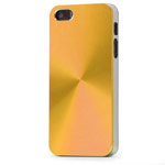 Чехол Yotrix MetalCase Round для Apple iPhone 5/5S (золотистый, алюминиевый)