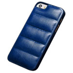 Чехол Yotrix VintageCase для Apple iPhone 5/5S (синий, кожаный)