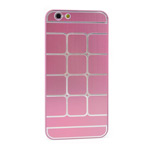 Чехол Yotrix MetalCase Matrix для Apple iPhone 6 (розовый, алюминиевый)