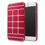 Чехол Yotrix MetalCase Matrix для Apple iPhone 6 (красный, алюминиевый)
