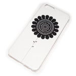 Чехол Yotrix Aquarelle для Apple iPhone 6 (Sunflower on white, пластиковый)